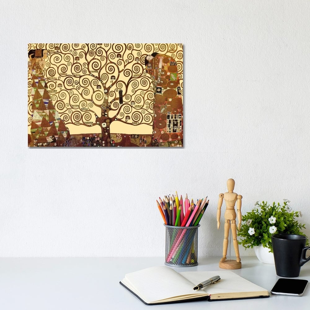 iCanvas "The Tree of Life" by Gustav Klimt Canvas Print