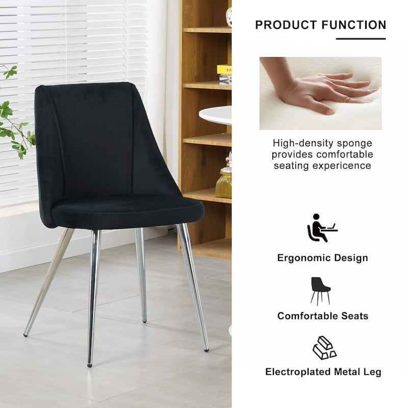Velvet Dining Chairs(set of 4)