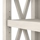 preview thumbnail 64 of 72, Bush Furniture Key West Tall 5 Shelf Bookcase with Adjustable Shelves