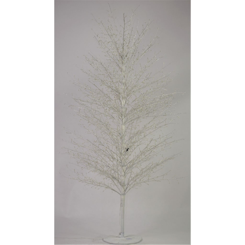 70.75" Pre-Lit White Birch Artificial Tree, Warm White LED Lights