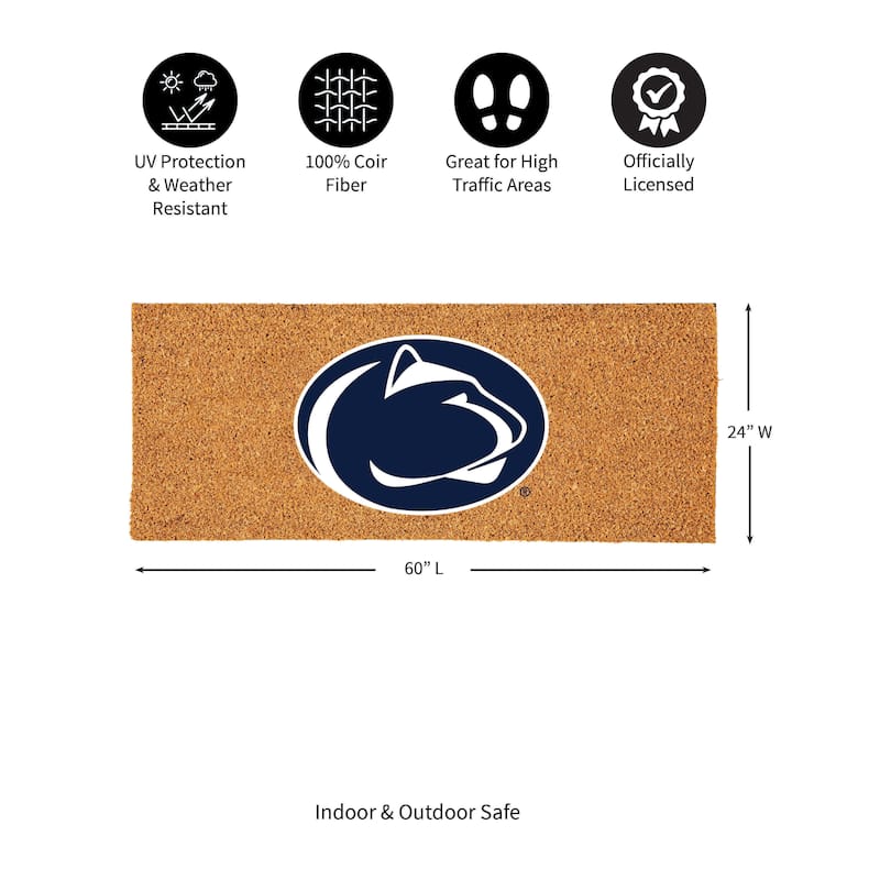 Penn State Full Color Indoor/Outdoor Coir Mat