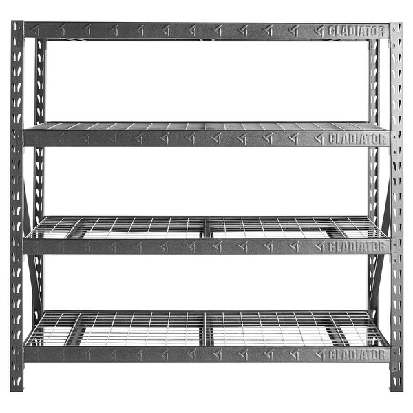 Gladiator GarageWorks 4-shelf Heavy Duty Rack. Opens flyout.