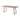 Aurelle Home Seleana Modern Curved Leg Dining Table