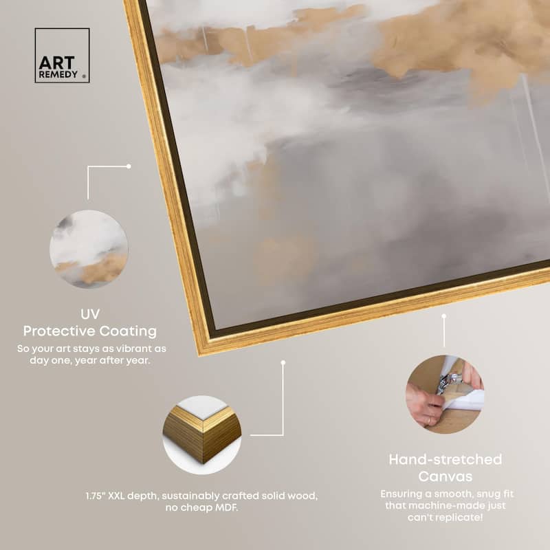 Fleeting Gold II Canvas by Art Remedy