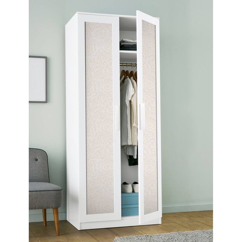 NuWallpaper Pink Saraya Peel & Stick Wallpaper