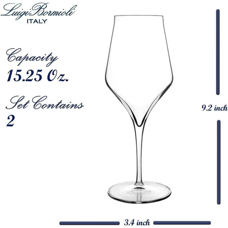 Luigi Bormioli Set of 2 Supremo Red Wine Glasses - 15.25 oz.