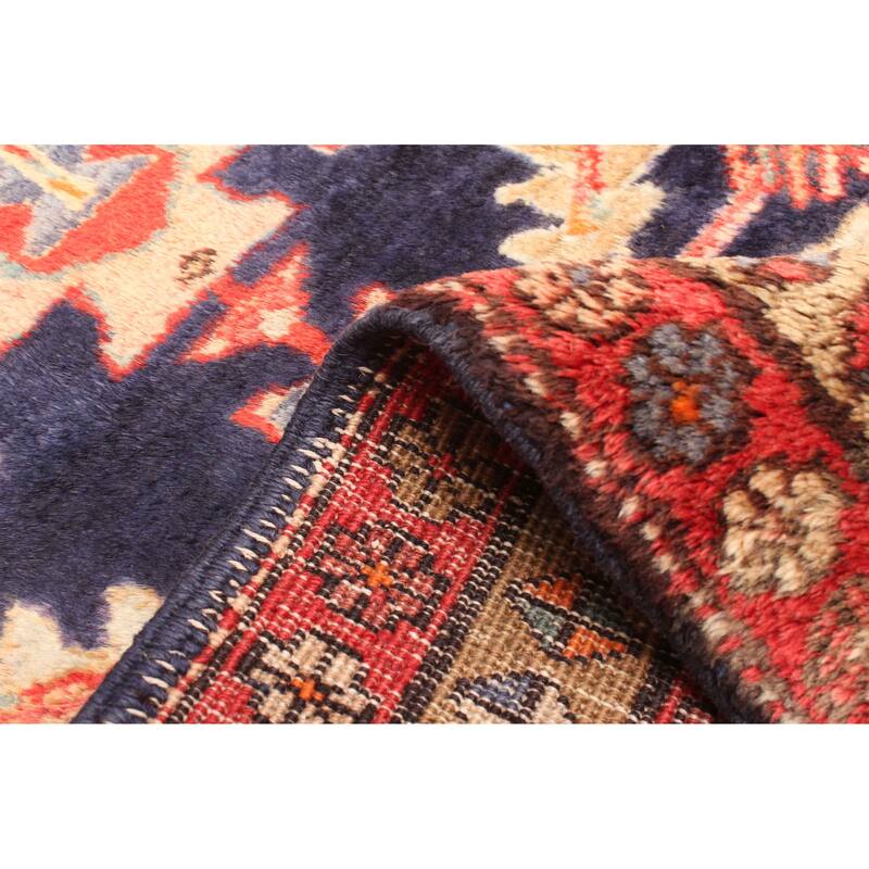 ECARPETGALLERY Hand-knotted Konya Anatolian Navy Wool Rug - 4'6 x 7'5