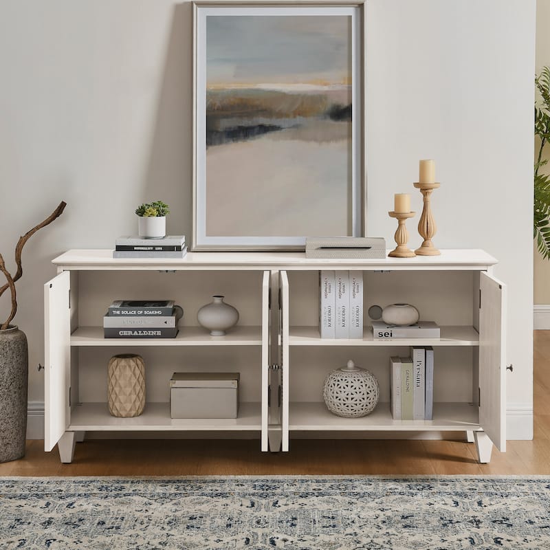 Retro Wooden Sideboard Buffet Cabinet with Storage