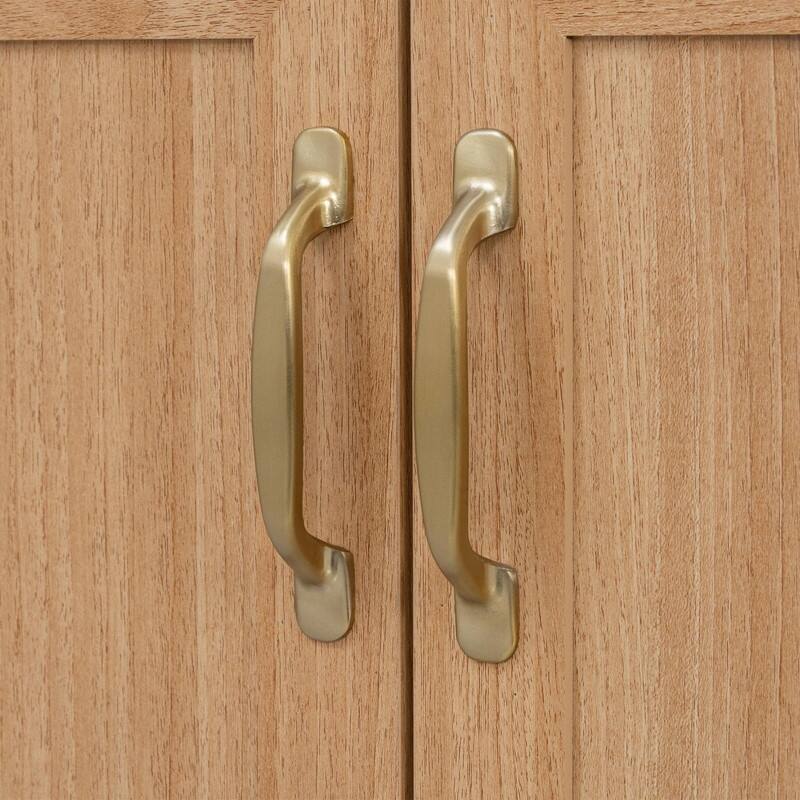 36 Inch Bathroom Vanity with Ceramic Sink, Modern Wood Grain Cabinet with Solid Rubberwood Legs, Soft-Close Doors & 4 Drawers