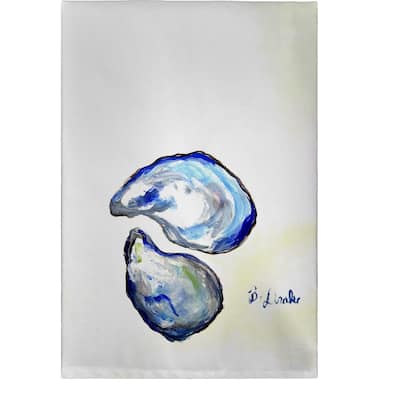 Blue Oysters Guest Towel - 20x20