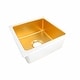 preview thumbnail 4 of 17, Reveler Fireclay Undermount Bar Sink - 15.75" x 15.75" x 7.5"