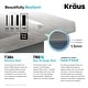 preview thumbnail 33 of 31, KRAUS Undermount 32 inch 1-Bowl Stainless Steel Kitchen Sink