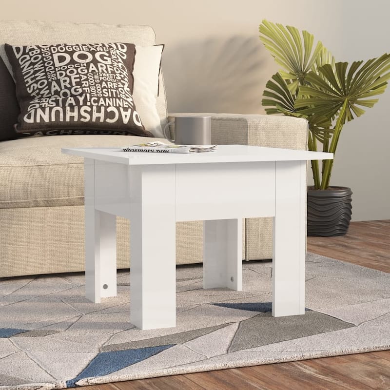 vidaXL Coffee Table End Table Sofa Table Living Room Furniture Engineered Wood - Gray sonoma