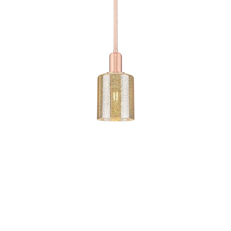 Innovations Lighting 716-1S-10-5 Cobbleskill Pendant Cobbleskill 5" - Antique Copper / Mercury