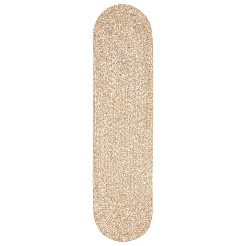 Superior Modern Rustic Bohemian Reversible Multi-Tone Braided Indoor Outdoor Area Rug