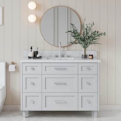 Ariel B49CWRVO Monroe 49" Free Standing Single Basin Vanity Set with