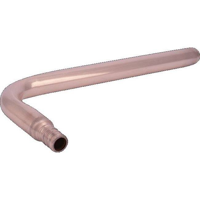 SharkBite 1/2" Closed Crimp Copper Stub-Out Elbow - Brass