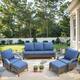 Option Blue Cushion