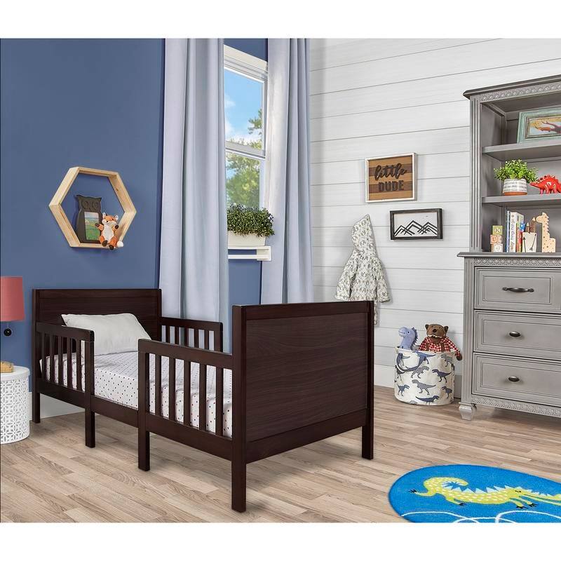 Dream On Me Hudson 3 in 1 Convertible Toddler Bed Espresso