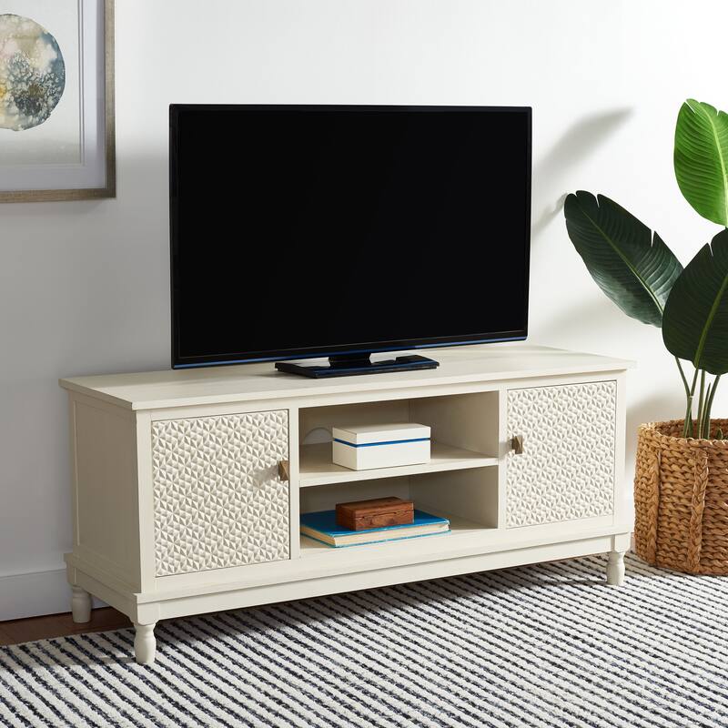 SAFAVIEH Halton 2 Door 1 Shelf Media Stand - 47" W x 16" D x 20" H