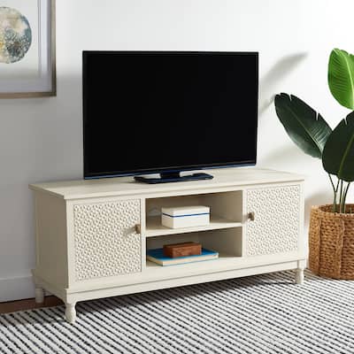 SAFAVIEH Halton 2 Door 1 Shelf Media Stand - 47" W x 16" D x 20" H