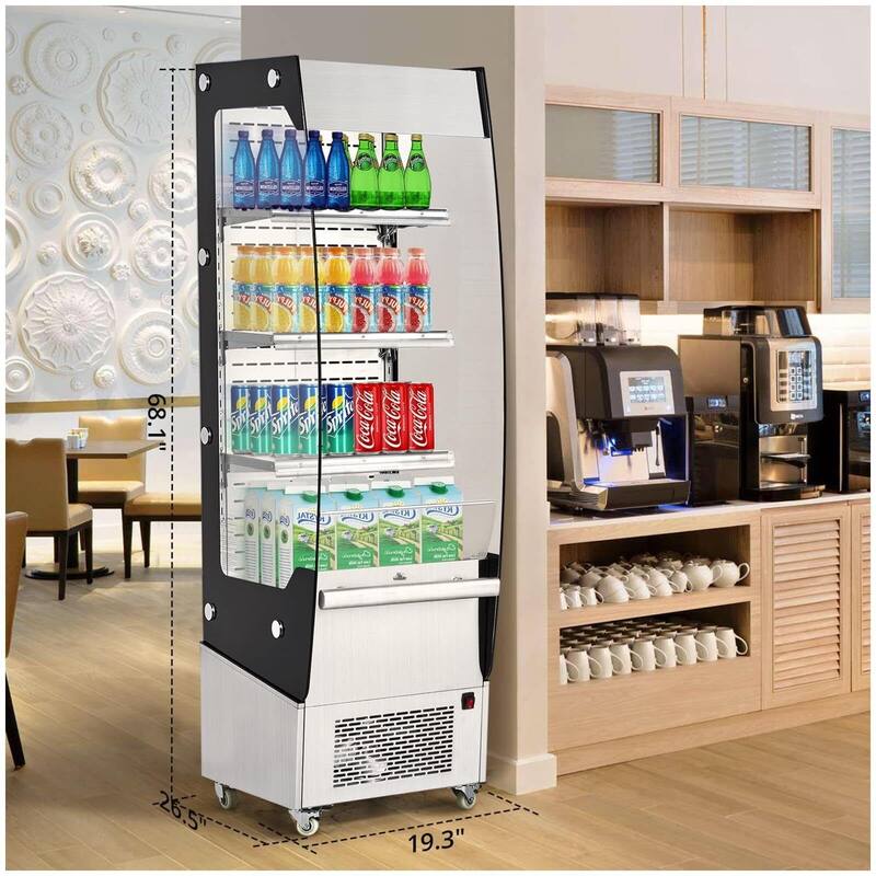Commercial Display Refrigerator - 7.8 Cubic Feet