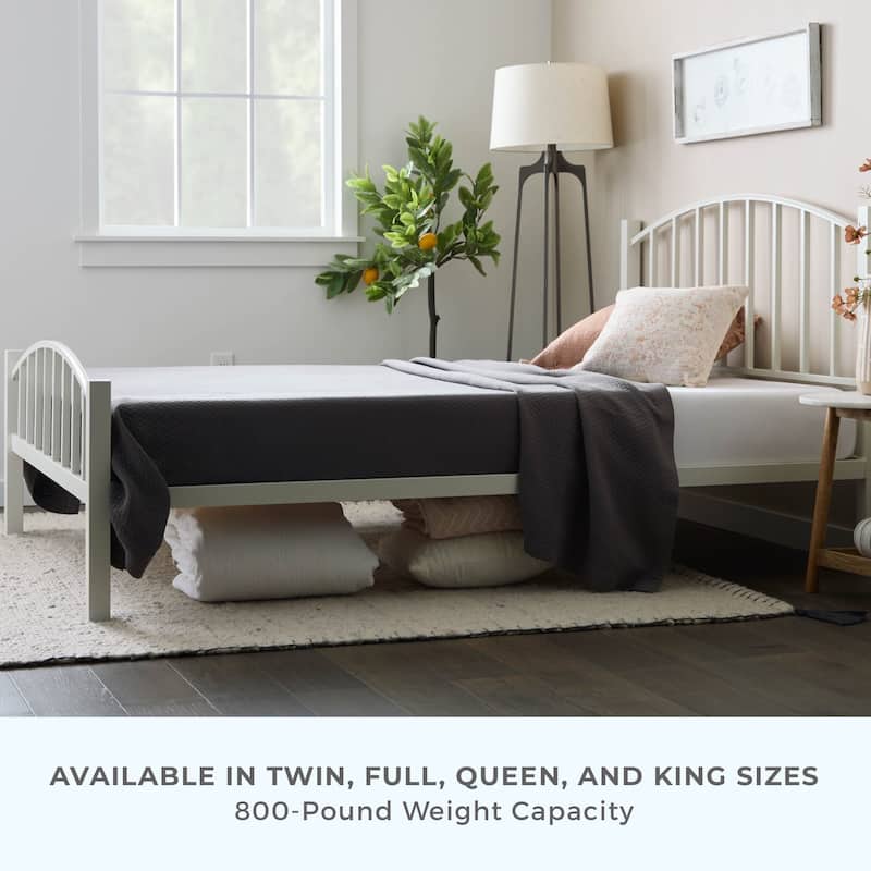 Brookside Tiffany Metal Platform Bed with Arching Headboard