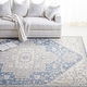 preview thumbnail 8 of 67, SAFAVIEH Handmade Micro-Loop Nuriye Medallion Wool Rug 10' x 14' - Blue/Ivory - Rectangle