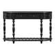 preview thumbnail 34 of 42, Vintage Curved Console Table Sofa Table Entryway Table with 4 Drawers and Bottom Shelf
