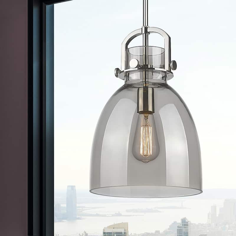 Innovations Lighting Newton Bell - 1 Light 10" Stem Hung Pendant