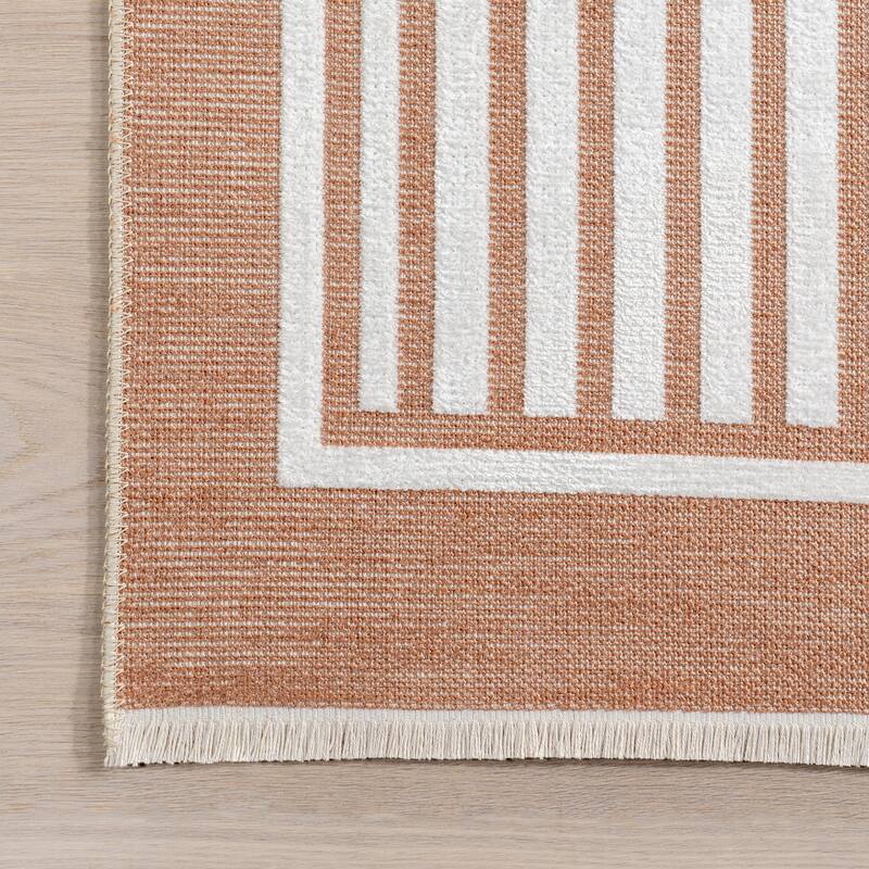 Nuloom Malayah SuperiorWash Geometric Reversible Area Rug
