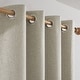 preview thumbnail 15 of 28, Deconovo Linen Blackout Curtains Grommet Drapes for Living Room 2 Panels