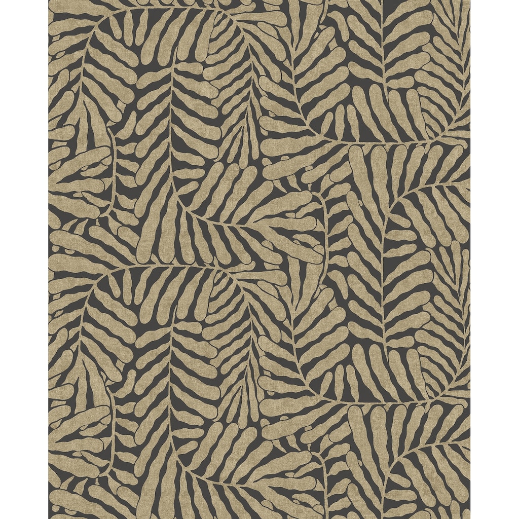 A-Street Prints Gabriel Bronze Fern Wallpaper