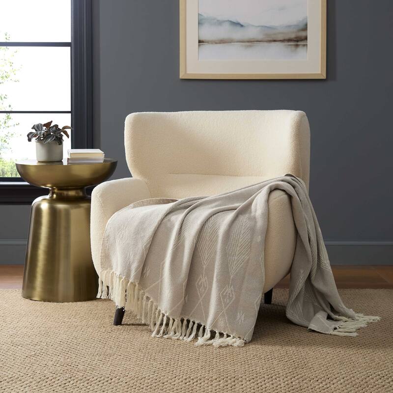 Martex Arcadia Enya All Ivory Throw