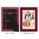 preview thumbnail 101 of 138, Printed Tuscan Fruits IV -Framed Print w/glass-Cherry Red