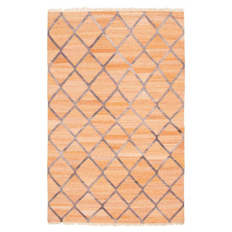 Ankara FW Copper Kilim 5'1" x 8'0" - 5'1 x 8'0 - Copper - 5'1 x 8'0