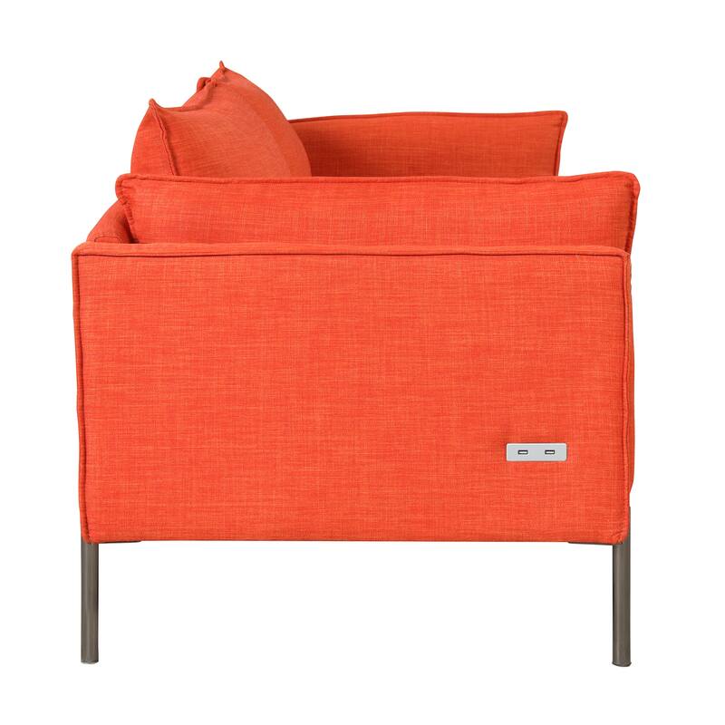 76.2" Modern Style 3 Seat Sofa for Living Room