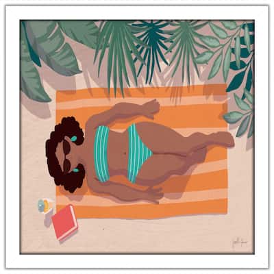 "Beach Babes III (Square)" Print on Acrylic