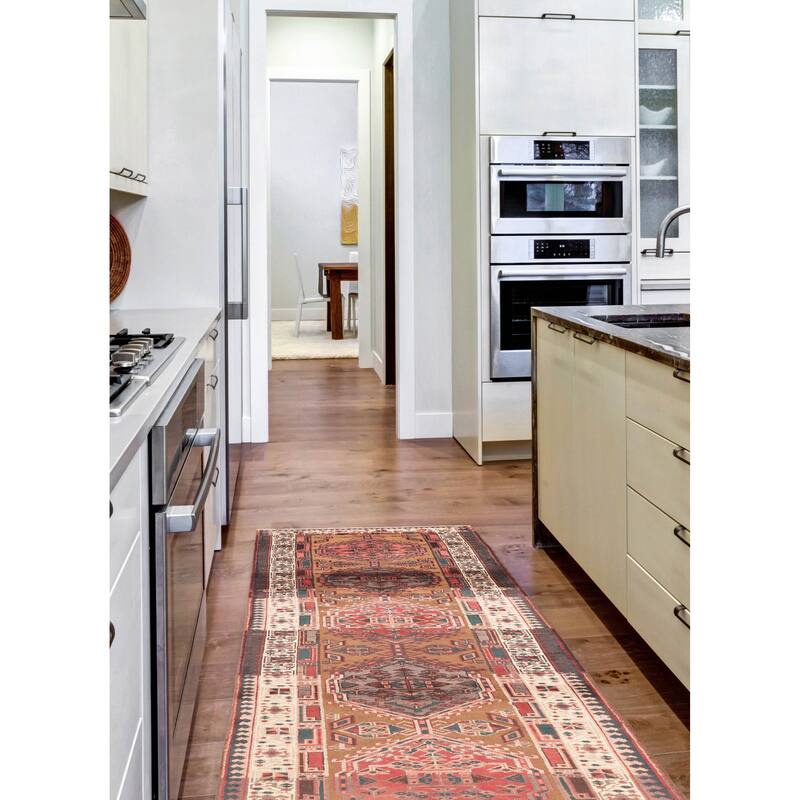 ECARPETGALLERY Hand-knotted Konya Anatolian Brown Wool Rug - 3'5 x 10'8