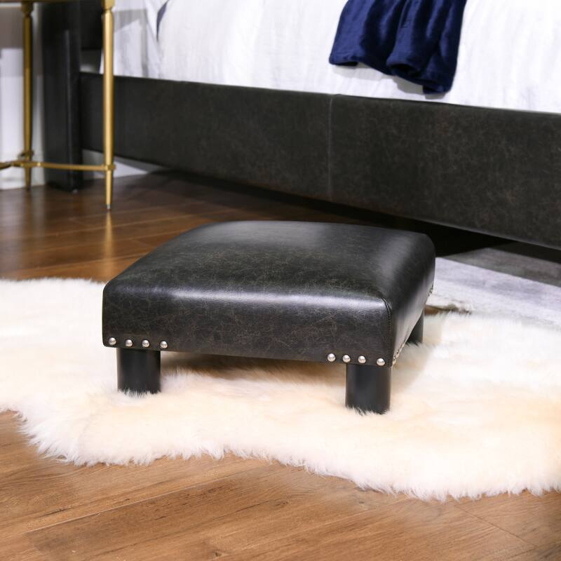 Jules 16" Square Footstool Ottoman
