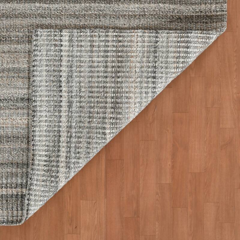 Lineage Brown Heathered Hand-Woven Area Rug 2' x 3'