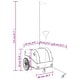 preview thumbnail 57 of 59, vidaXL Bike Trailer Kids Bicycle Cargo Wagon Buggy Carriage Cycle Trailer Iron