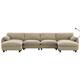 Option Light Khaki+2 Ottomans