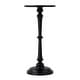 preview thumbnail 2 of 2, Alisa 10 in. W Round All Metal Pedestal Base End Table