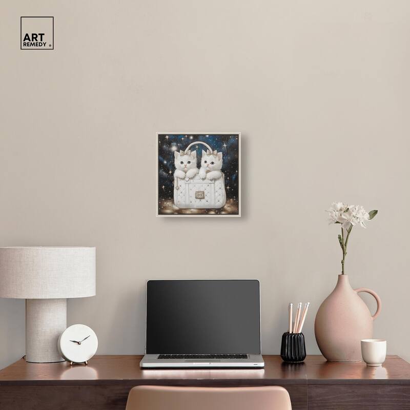 Constellation Kittens Purse Canvas by Art Remedy