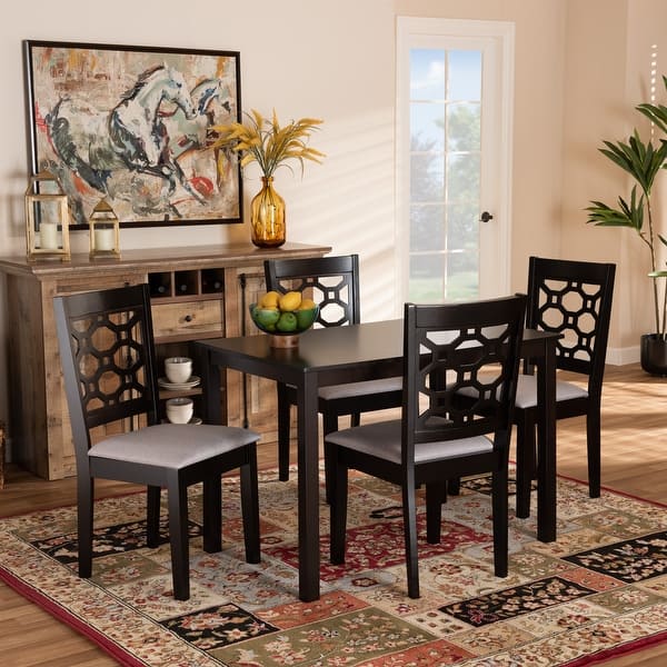 Henry Modern And Contemporary Wood 5 Piece Dining Set Overstock 31826508