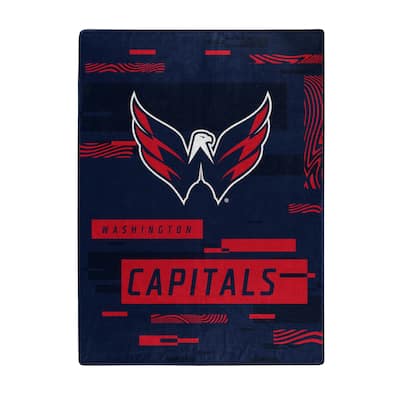 NHL Washington Capitals Digitize Raschel Throw Blanket
