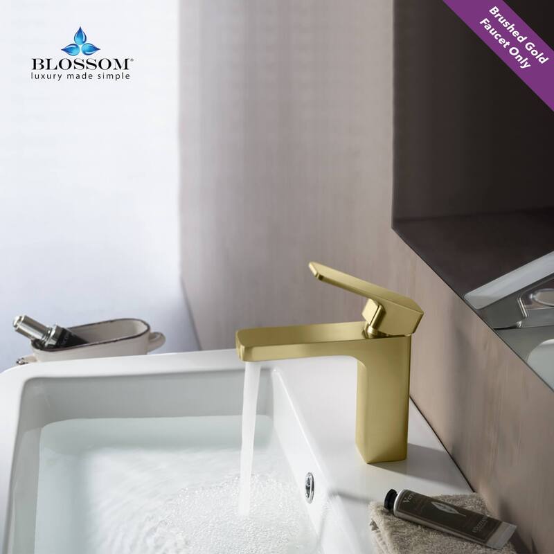 Solid Brass Lead-free Single-handle High Arc Bathroom Faucet