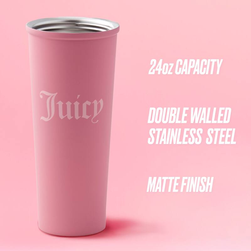 Juicy Couture Hydration Stainless Steel Couture Cup 6-Piece Set
