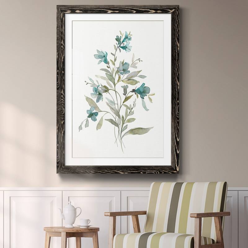 Linen Botanical III-Premium Framed Print - Ready to Hang